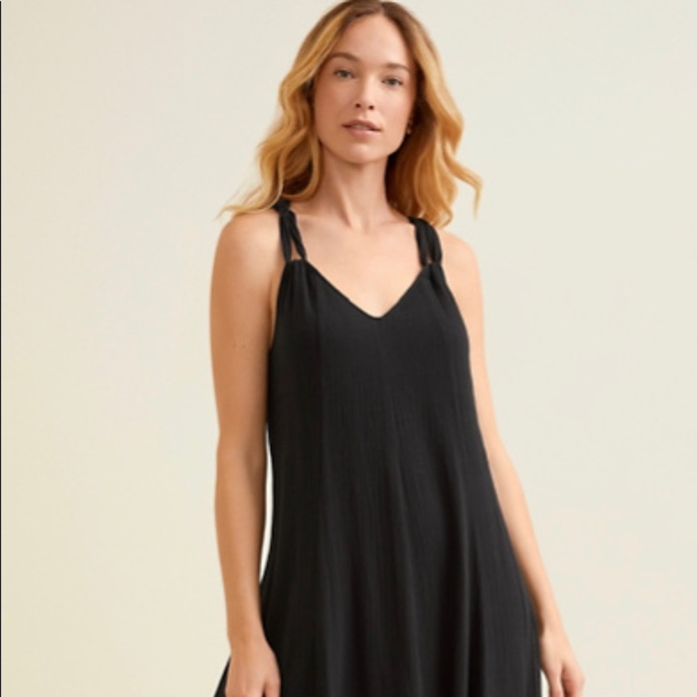 Garnet Hill Cotton Gauze Long Cover-Up